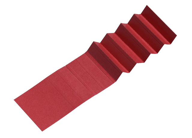Ruiterstrook voor Alzicht hangmappen 65mm rood