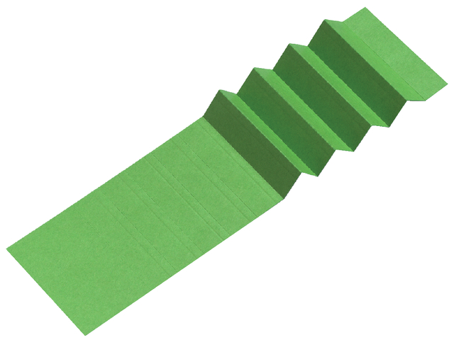 Étiquettes pour dossiers suspendus Alzicht A5847-5 65mm vert