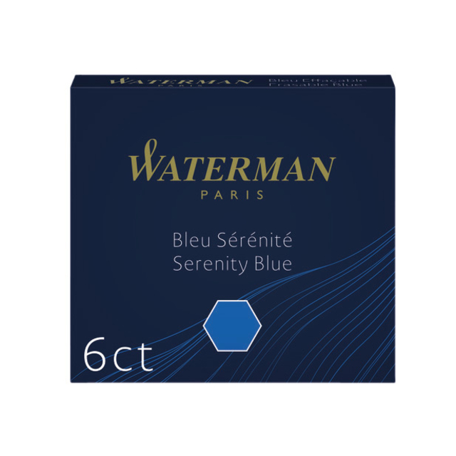 Cartouche d’Encre Waterman International Bleu Floride