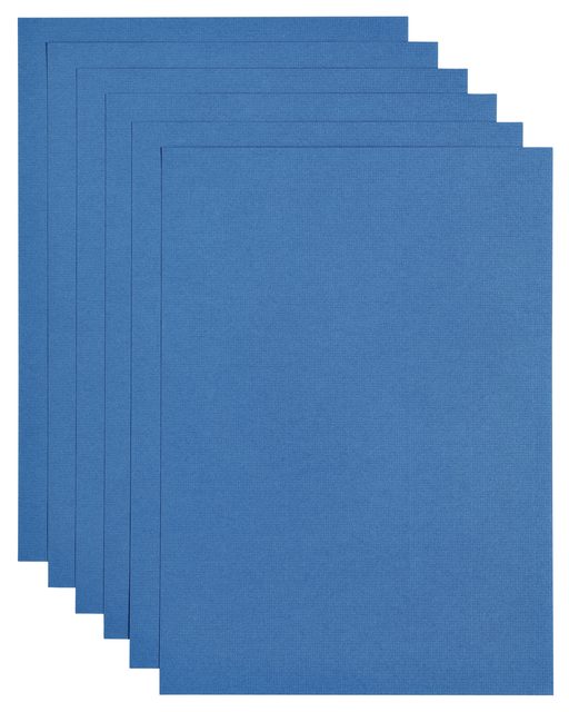 Kopieerpapier Papicolor A4 200gr 6vel royal blue