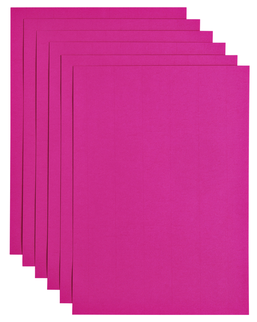 Papier copieur Papicolor A4 12 feuilles rose vif