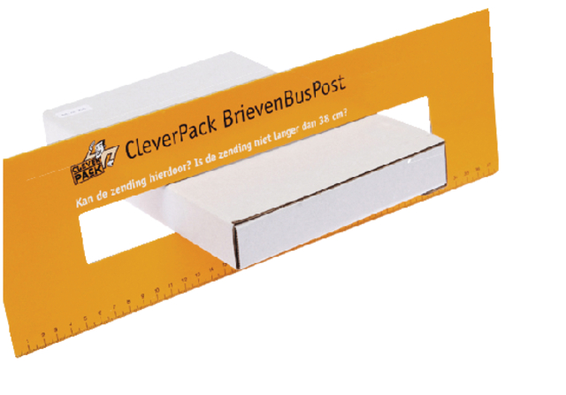 Brievenbusbox CleverPack A5 230x160x26mm karton wit 5 stuks