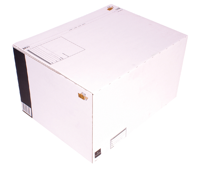 Boîte poste 7 CleverPack 485x369x269mm blanc