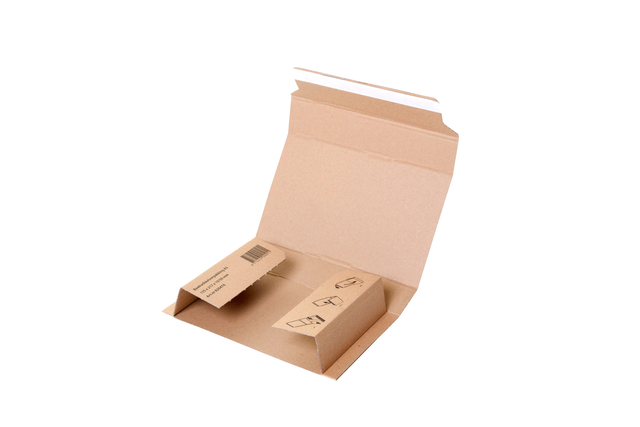 Boîte d'emballage IEZZY A5 + bande adhésive marron