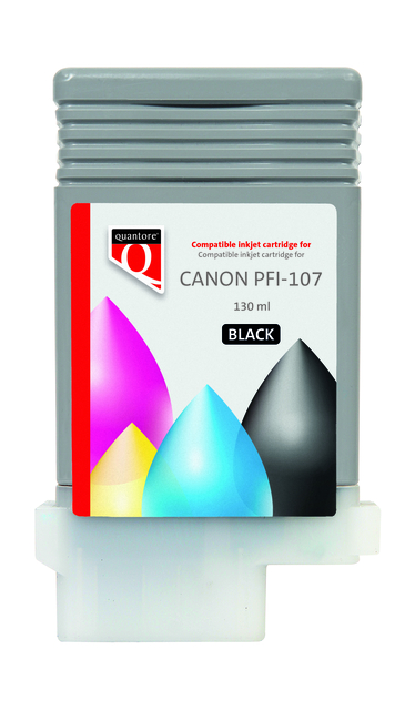 Inktcartridge Quantore Canon PFI-107 zwart