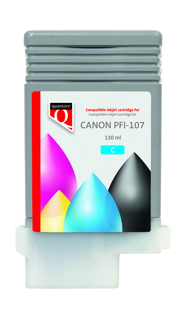 Inktcartridge Quantore Canon PFI-107 blauw