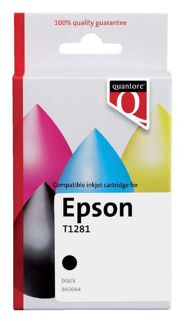 Inktcartridge Quantore Epson T128140 zwart