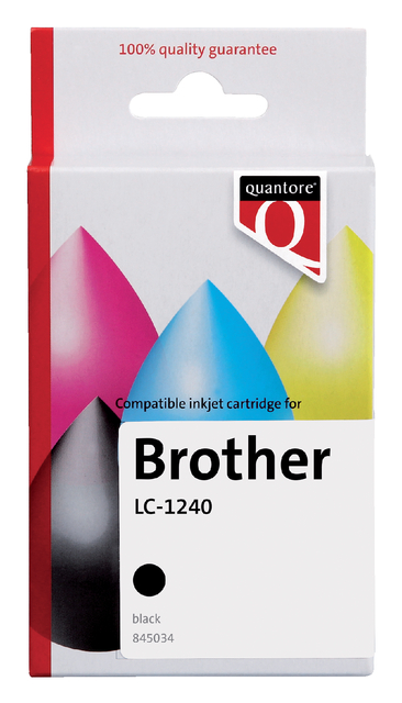 Inktcartridge Quantore Brother LC-1240 zwart