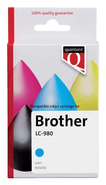 Cartouche d’encre Quantore Brother LC-980 bleu