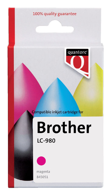 Cartouche d’encre Quantore Brother LC-980 rouge
