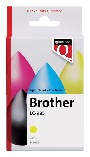Inktcartridge Quantore Brother LC-985 geel