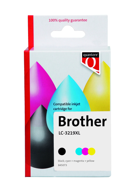 Cartouche d'encre Quantore Brother LC-3219XL noir + 3 couleurs