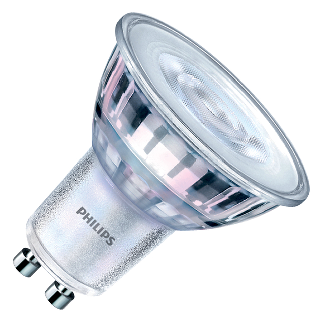 Ledlamp Philips Master LEDspot GU10 4,4W=50W 355 Lumen