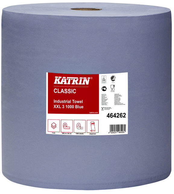 Rouleau essuie-tout Katrin Classic XXL 464262 3 épaisseurs 38cmx380m