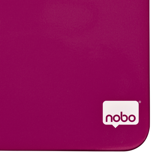 Tableau blanc Nobo 36x36cm magnétique rose