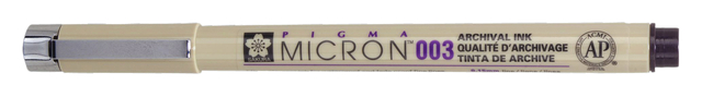 Fineliner Sakura Pigma Micron 003 0,15mm noir