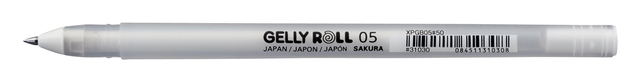 Roller Gel Sakura Gelly Roll Basic 05 0,3mm blanc