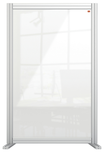 Ecran de protection bureau Nobo modulaire acrylique transparent 600x1000mm