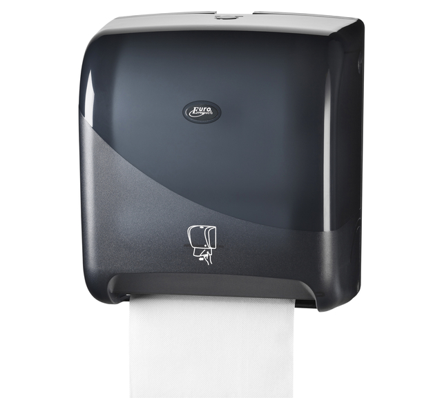 Dispenser Euro Pearl handdoekrol matic zwart
