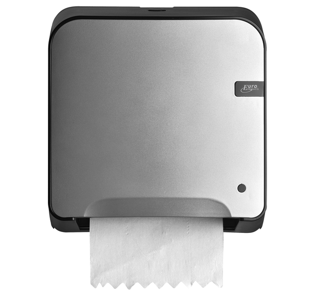 Dispenser Euro Quartz handdoekrol mini matic zilv
