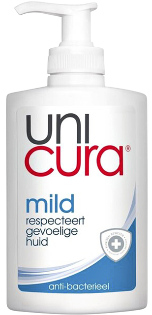 Handzeep Unicura vloeibaar Mild 250ml met pomp