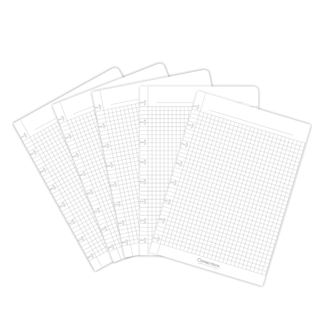 Kit extension Correctbook A5 avec 5 feuilles quadrillées