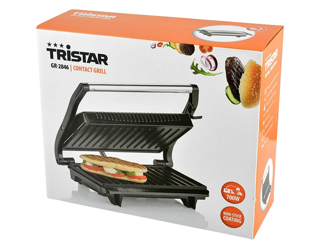 Tosti grillplaat Tristar GR-2650 zwart