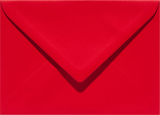 Enveloppe Papicolor EA5 156x220mm rouge