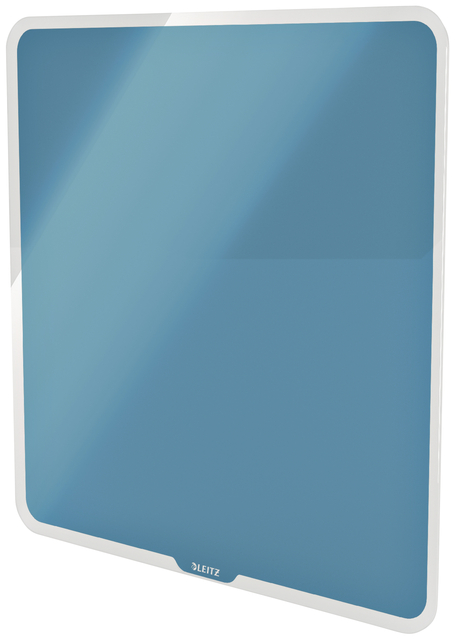 Tableau en verre magnétique Leitz Cosy 450x450mm bleu