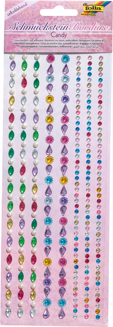 Stickers Folia juwelen rand Candy