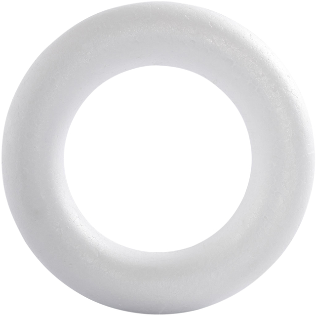 Anneau en polystyrène Creotime 21,5cmx45mm blanc