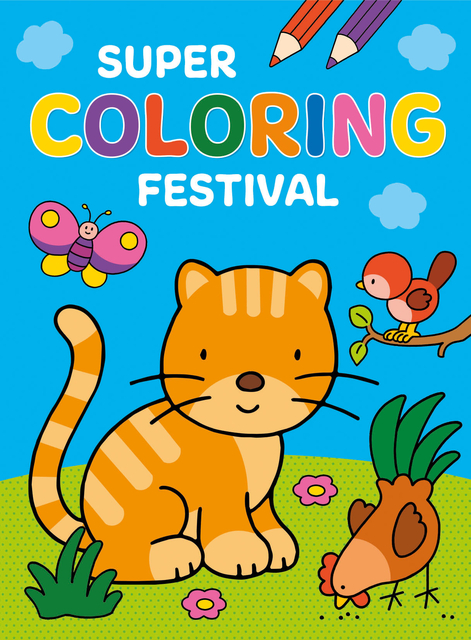 Bloc de coloriage Deltas Super Coloring Festival
