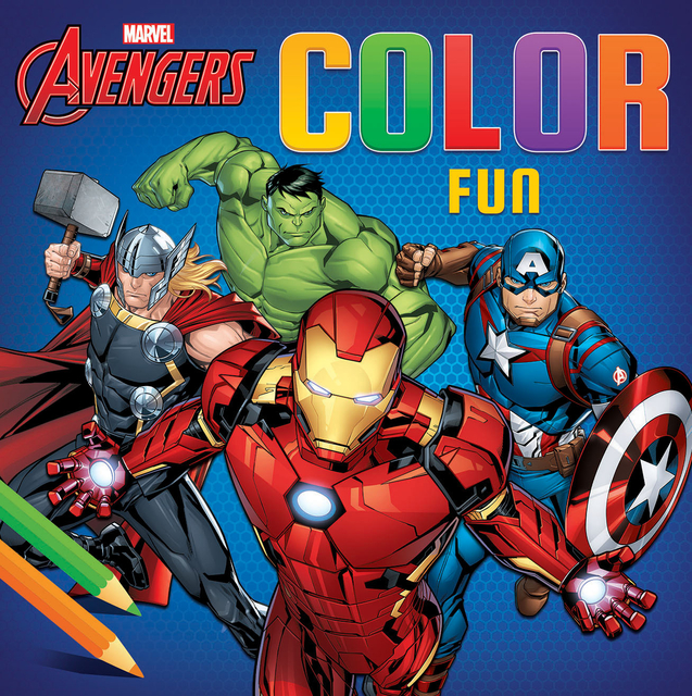 Bloc de coloriage Deltas Marvel Avengers Color Fun