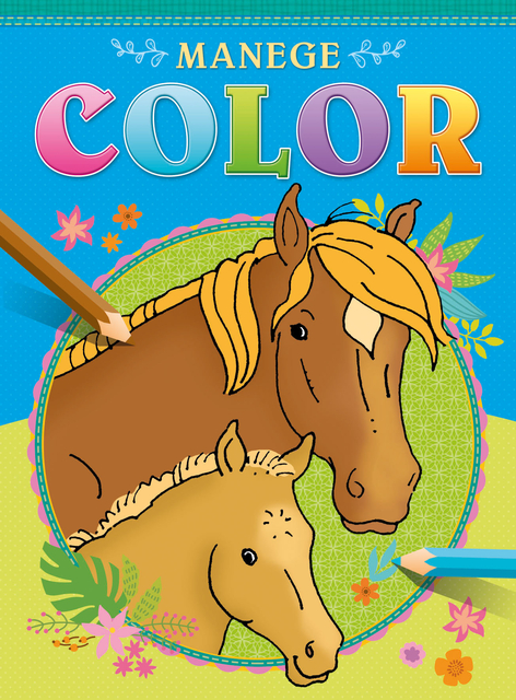 Bloc de coloriage Deltas équitation Color