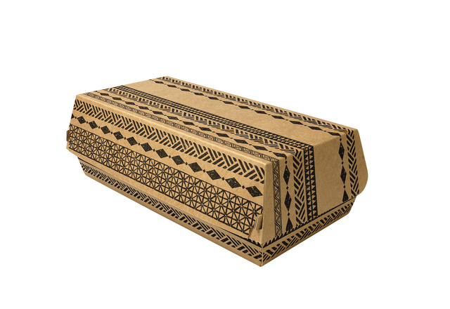 Boîte à baguette Maori 21x10,7x7,5cm carton