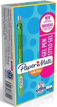 Paper Mate roller InkJoy Gel medium, limoengroen (lime light)