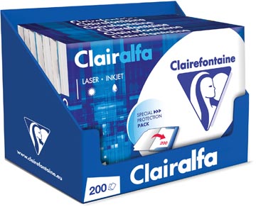 Clairefontaine printpapier ft A4, 80 g, pak van 200 vel, doos van 7 pakken