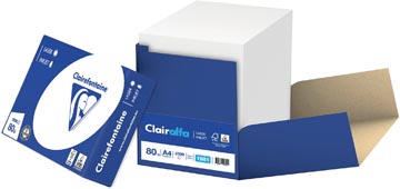 Clairefontaine Clairalfa printpapier ft A4, 80 g, doos van 2500 vel