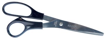 Bouhon ciseaux Inox, 21 cm, pour droitiers, noir