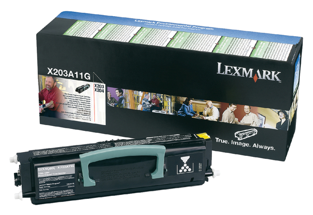 Cartouche toner Lexmark X203A11G Prebate noir