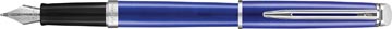 Waterman stylo plume Hémisphère Bright Blue avec détail en palladium