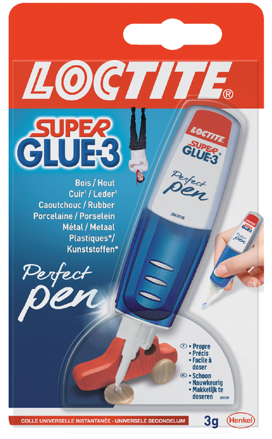 Colle seconde Loctite Perfect Pen 3g sous blister