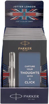Parker giftbox Jotter balpen + notebook, display van 9 stuks