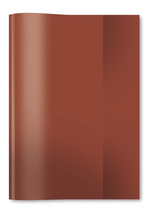 Protège-cahier PP A5 transparent/brun