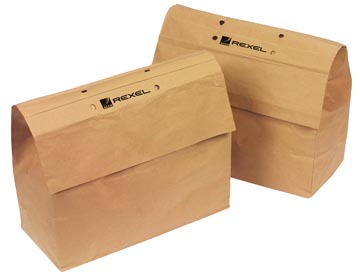 Rexel sacs recyclable pour destructeurs 23 l, pour RES1223 en REX102, paquet de 20 sacs