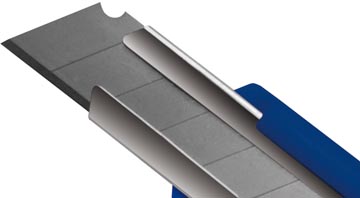 Desq cutter, 18 mm, zilver/blauw