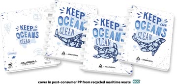 Aurora Adoc schrift Ocean Waste Plastics A5 commercieel geruit
