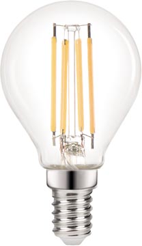 Integral lampe LED E14 Mini Globe, dimmable, 2.700 K, 3,4 W, 470 lumens