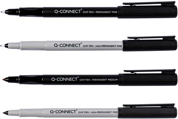 Q-CONNECT OHP marker, permanent, medium, zwart