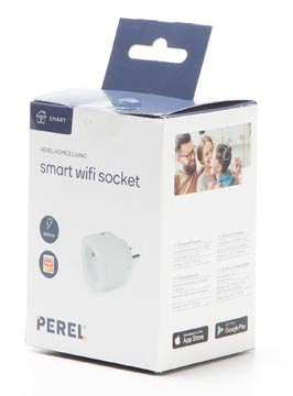 Perel Smart Wifi stekker voor binnen, wit, voor België